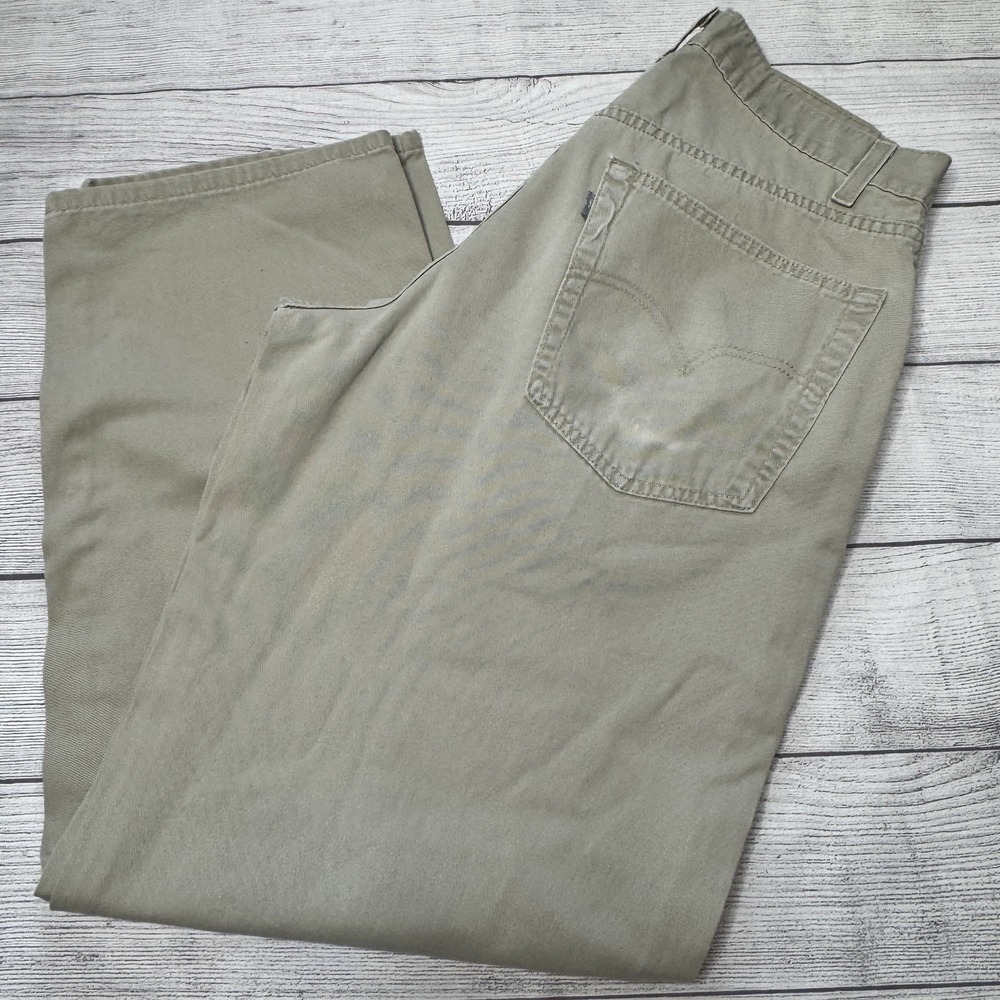 LEVI'S SilverTab Baggy Khaki Pants 32 x 32 Silver Tab 90s Y2k Vintage